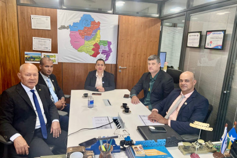 Coronel Crisóstomo recebe prefeitos de cinco municípios de Rondônia para tratar de investimentos e desenvolvimento